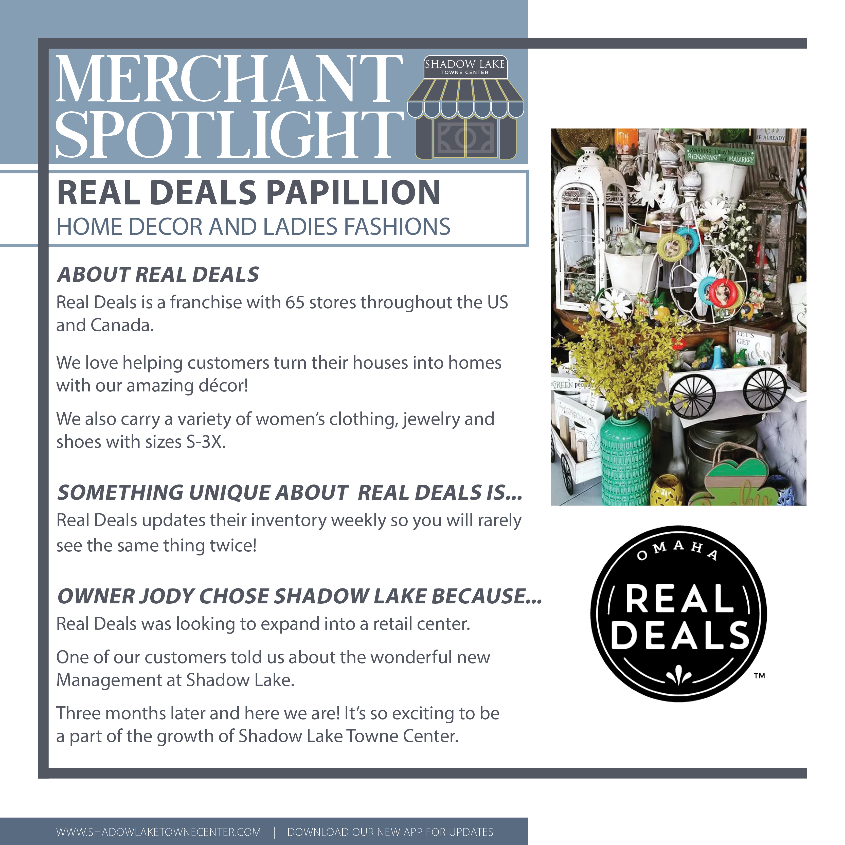 Merchant Spotlight SM Real Deals